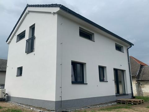 Realizace fasády rodinného domu Zlín